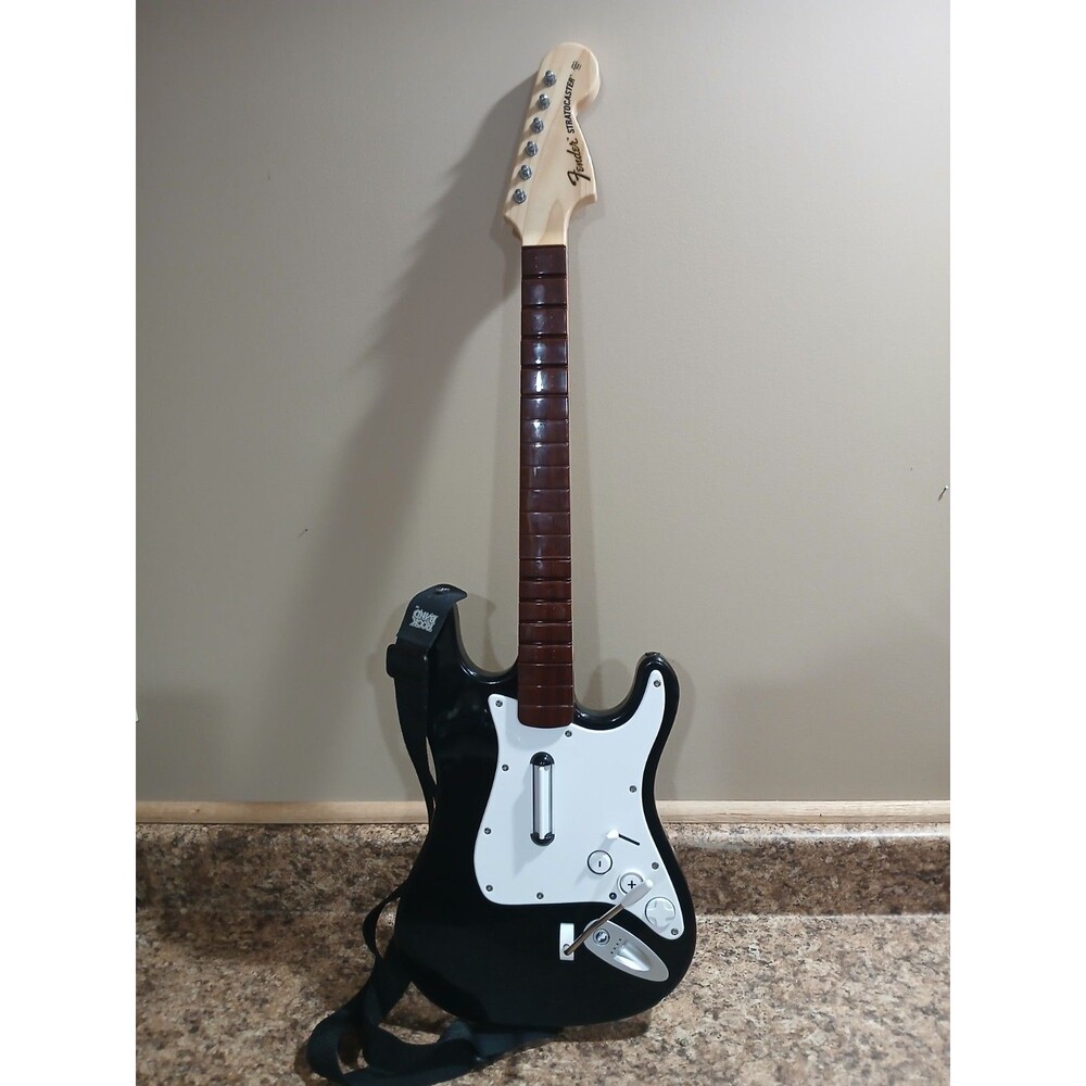 Harmonix Fender Stratocaster NWGTS2 Wireless Guitar Controller with Strap Wii